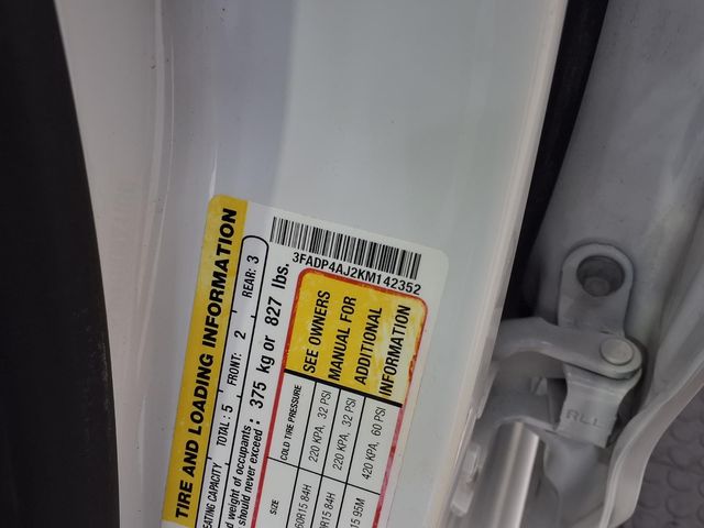 2019 Ford Fiesta S White at DeMontrond Ford