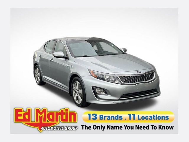 Aluminum Silver Metallic 2015 Kia Optima Hybrid EX Sedan Front-Wheel Drive 6-Speed Automatic
