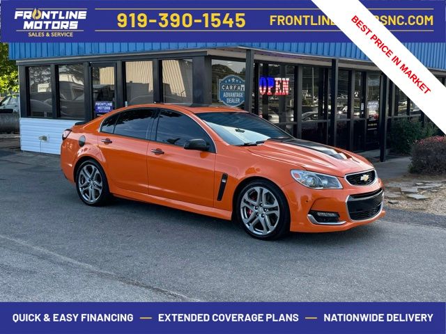 Phantom Black Metallic 2016 Chevrolet SS RWD Sedan Rear-Wheel Drive 6-Speed Automatic