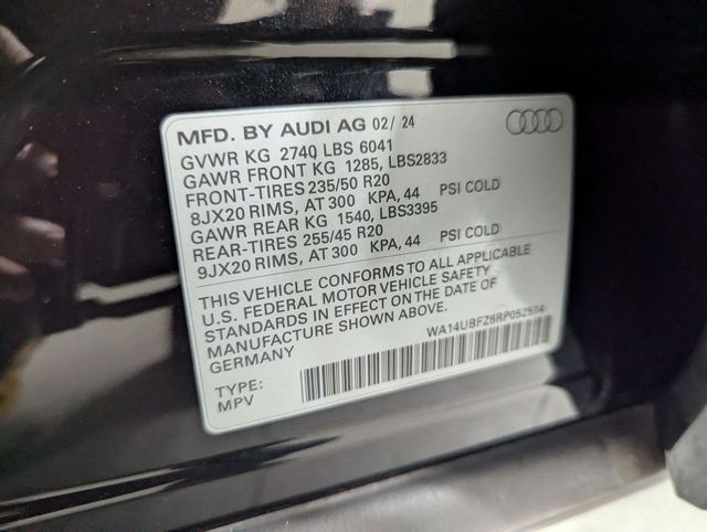 used 2024 Audi Q4 Sportback e-tron car, priced at $34,481