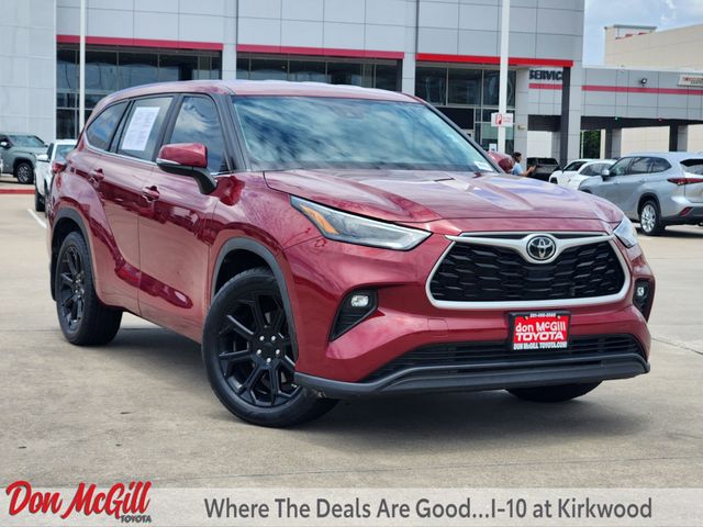 2023 Toyota Highlander LE Red at Don McGill Toyota