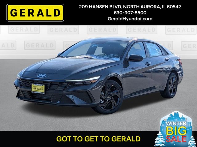 Ecotronic Gray 2026 Hyundai Elantra SEL Sport FWD Sedan Front-Wheel Drive Continuously Variable Transmission