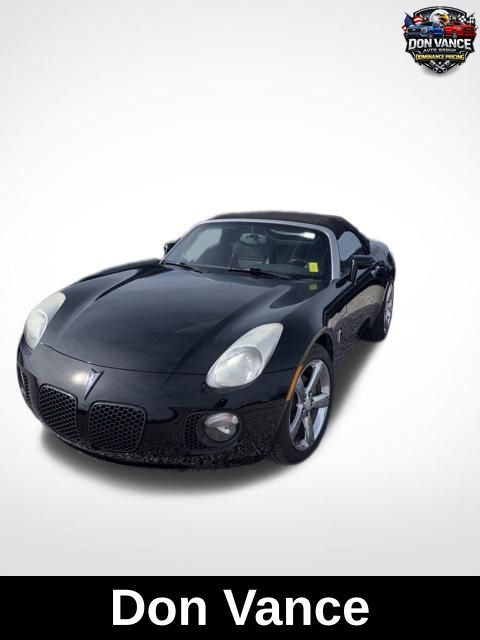 Mysterious (Black) 2008 Pontiac Solstice GXP Convertible Rear-Wheel Drive 5-Speed Automatic