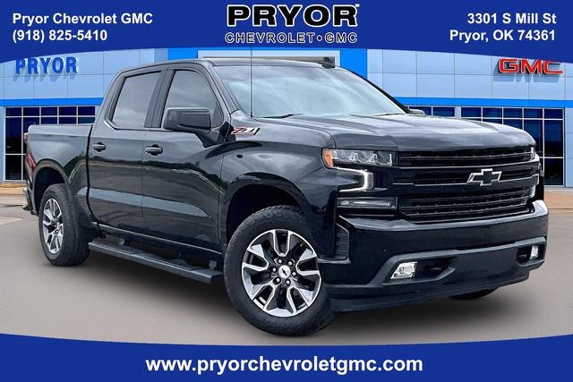 Black 2021 Chevrolet Silverado 1500 RST Crew Cab 4WD Pickup Truck Four-Wheel Drive 8-Speed Automatic