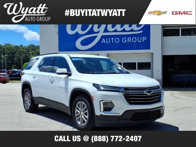 Summit White 2023 Chevrolet Traverse SUV / Crossover Four-Wheel Drive 9-Speed Automatic