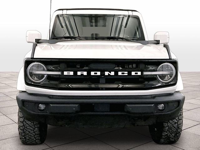 2021 Ford Bronco Outer Banks White at Klick Lewis Buick Chevrolet