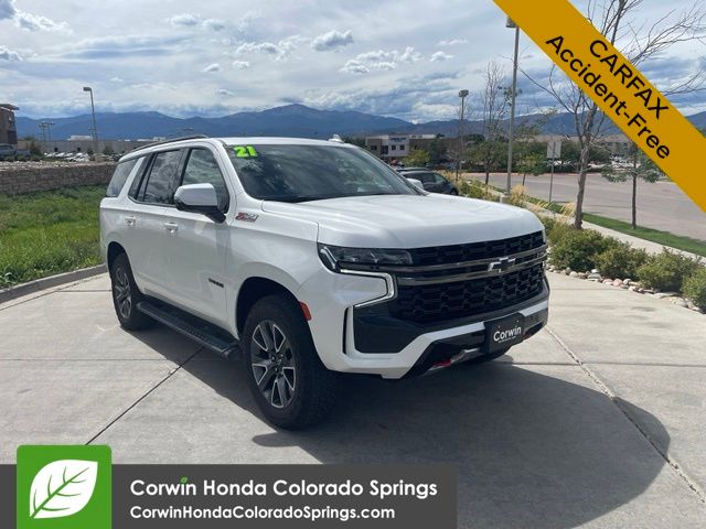 White (Iridescent Pearl Tricoat) 2021 Chevrolet Tahoe SUV / Crossover Four-Wheel Drive