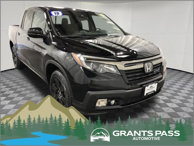 Black 2018 Honda Ridgeline Black Edition AWD Pickup Truck All-Wheel Drive 6-Speed Automatic