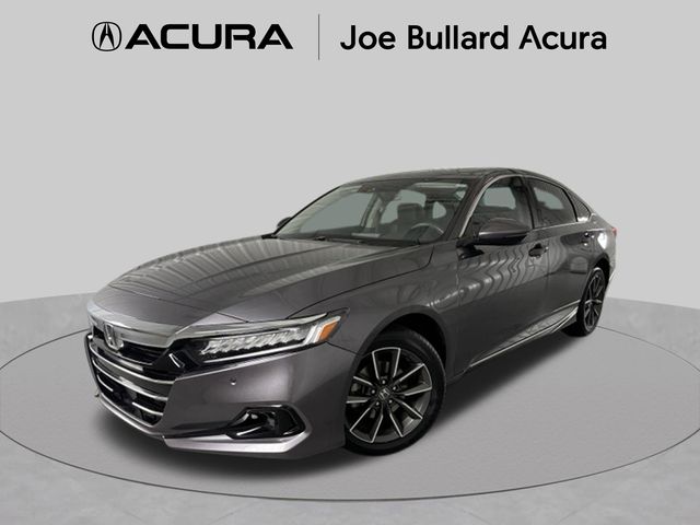 Gray (Modern Steel Metallic) 2022 Honda Accord Sedan Front-Wheel Drive Continuously Variable Transmission