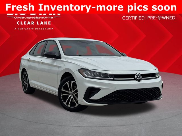 2025 Volkswagen Jetta 1.5T Sport White at Durrett Motor Company