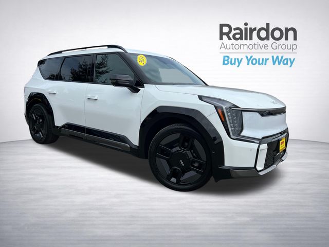 Snow White Pearl 2024 Kia EV9 GT-Line AWD SUV / Crossover All-Wheel Drive 1-Speed Automatic