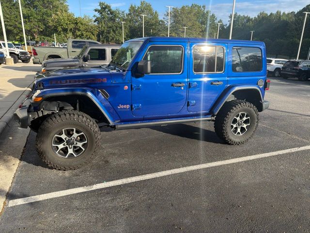 Used 2019 Blue Jeep Unlimited Rubicon image 2