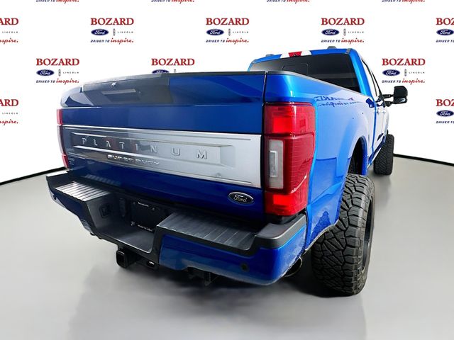 2020 Blue Ford Super Duty F-250 SRW Platinum 4X4 Truck