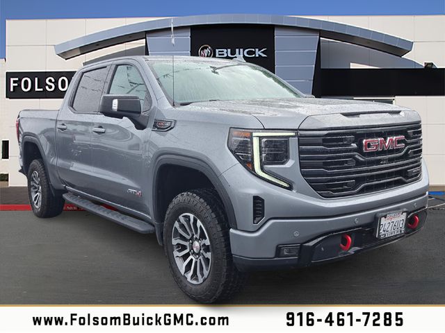 Sterling Metallic 2023 GMC Sierra 1500 AT4 Crew Cab 4WD Pickup Truck Four-Wheel Drive Automatic