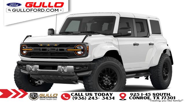 Oxford White 2026 Ford Bronco Raptor SUV / Crossover Four-Wheel Drive Automatic