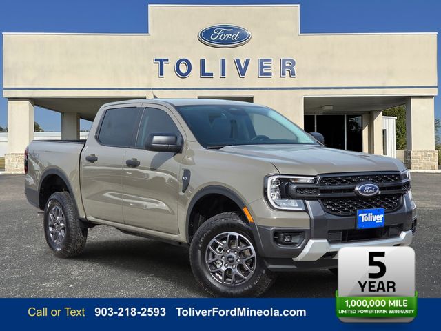 Gray 2026 Ford Ranger Pickup Truck Four-Wheel Drive Automatic