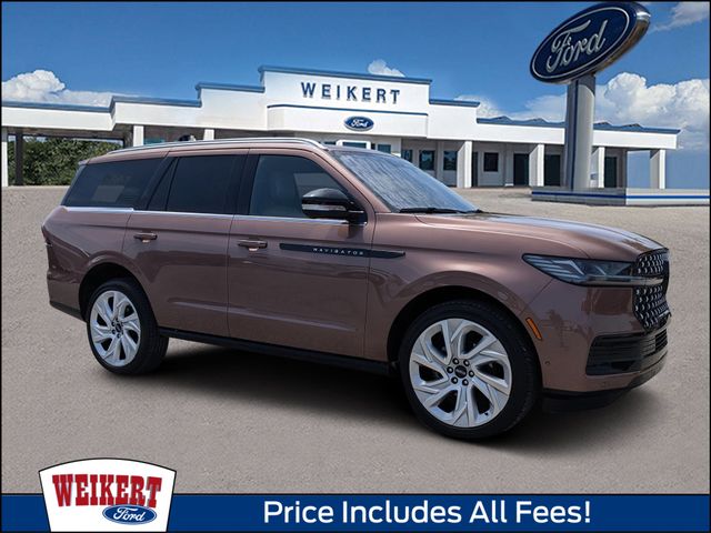 Red (Copper Metallic) 2025 Lincoln Navigator SUV / Crossover Four-Wheel Drive Automatic