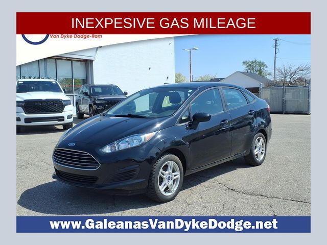 Shadow Black 2018 Ford Fiesta Sedan Front-Wheel Drive 6-Speed Automatic