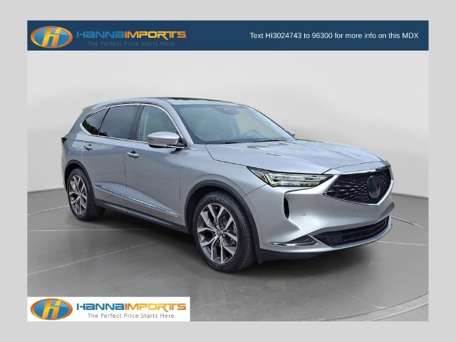 Silver 2022 Acura MDX SUV / Crossover Front-Wheel Drive Automatic