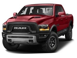 Flame Red Clearcoat 2016 RAM 1500 Pickup Truck Four-Wheel Drive 8-Speed Automatic
