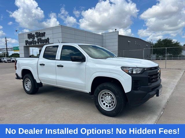 2024 Chevrolet Colorado Work Truck White at Texan Dodge Chrysler Jeep Ram