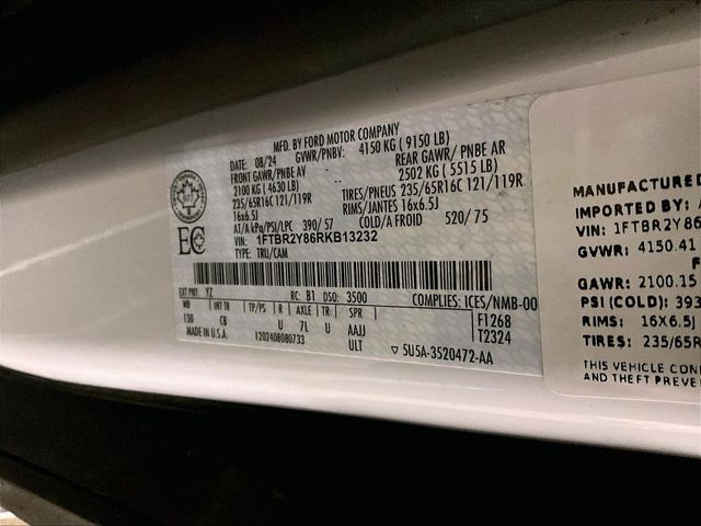 2024 Ford Transit-250 Base White at Bob Ruth Ford