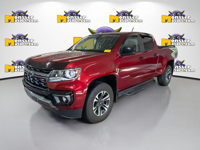 Red 2021 Chevrolet Colorado Pickup Truck Four-Wheel Drive 8-Speed Automatic