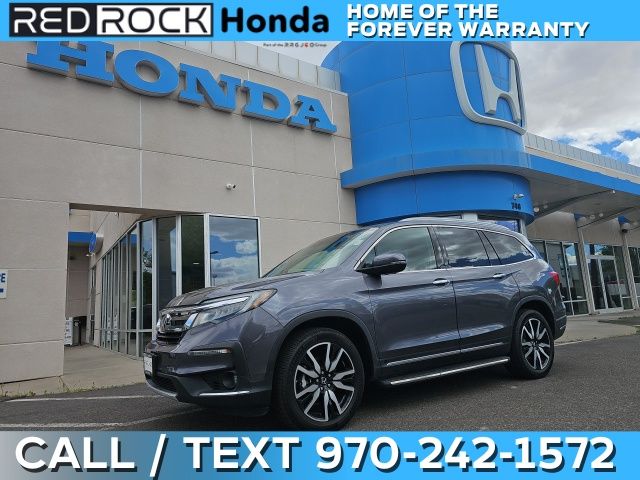 Gray 2021 Honda Pilot Elite AWD SUV / Crossover All-Wheel Drive 9-Speed Automatic