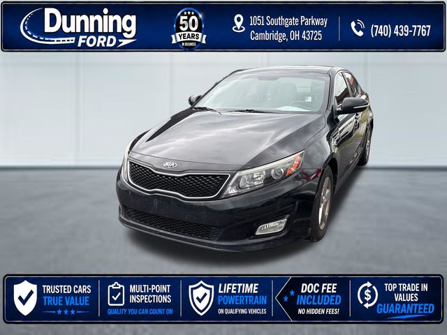Ebony Black 2014 Kia Optima LX Sedan Front-Wheel Drive 6-Speed Automatic