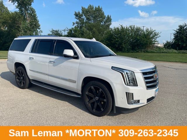 Crystal White Tricoat 2018 Cadillac Escalade ESV SUV / Crossover Four-Wheel Drive