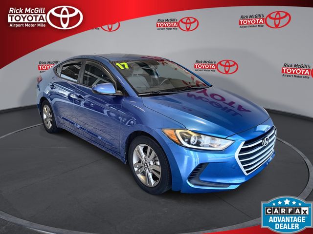 Electric Blue Metallic 2017 Hyundai Elantra Sedan Front-Wheel Drive 6-Speed Automatic