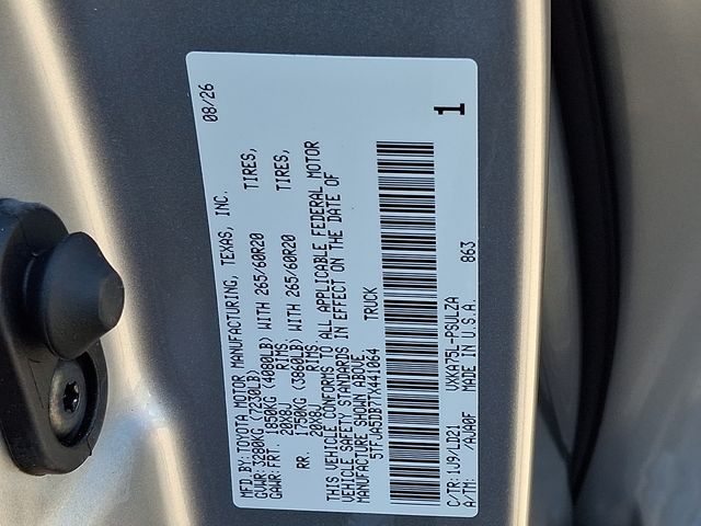New 2026 Toyota Tundra Truck