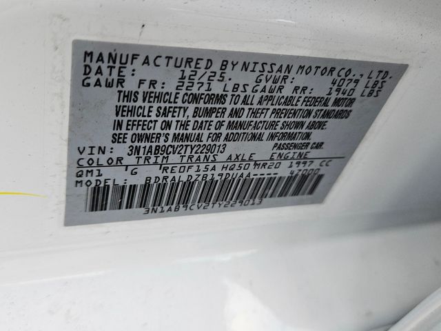 New 2026 White Nissan SV image 18