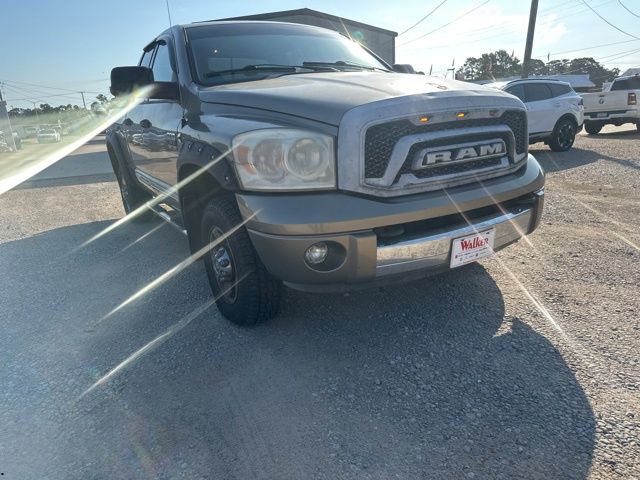 Brown (Light Khaki Metallic Clearcoat) 2008 Dodge RAM 3500 Laramie Quad Cab 4WD Pickup Truck Four-Wheel Drive 6-Speed Automatic