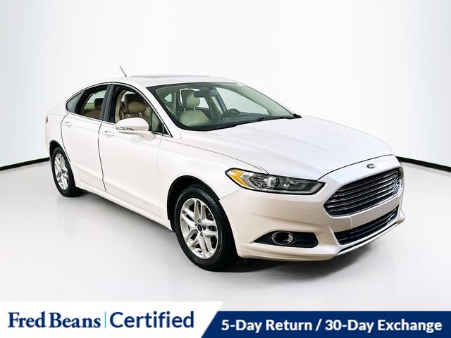 Oxford White 2014 Ford Fusion SE Sedan Front-Wheel Drive 6-Speed Automatic