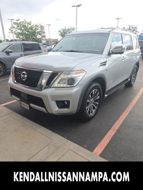 Brilliant Silver 2017 Nissan Armada SUV / Crossover Four-Wheel Drive 7-Speed Automatic