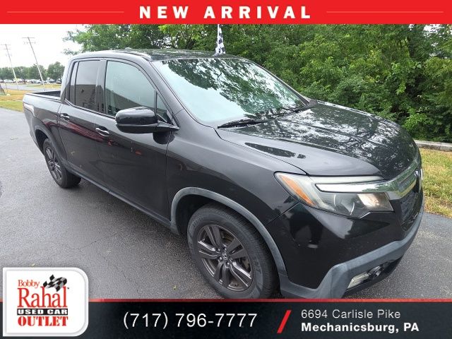 Black 2017 Honda Ridgeline Pickup Truck Front-Wheel Drive 6-Speed Automatic