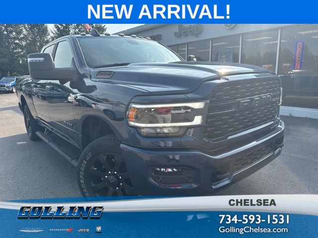 Patriot Blue Pearlcoat 2023 RAM 2500 Pickup Truck Four-Wheel Drive 6-Speed Automatic
