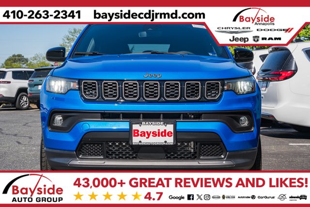 Hydro Blue Pearlcoat 2026 Jeep Compass SUV / Crossover Four-Wheel Drive 8-Speed Automatic