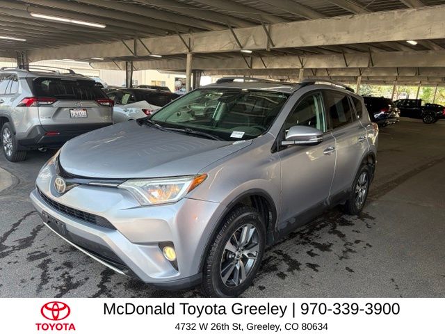 Silver Sky Metallic 2018 Toyota RAV4 SUV / Crossover All-Wheel Drive 6-Speed Automatic