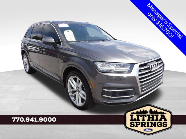 Gray Metallic 2018 Audi Q7 SUV / Crossover All-Wheel Drive 8-Speed Automatic