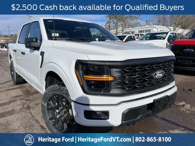 Oxford White 2026 Ford F-150 STX 4dr SuperCrew 4WD Pickup Truck Four-Wheel Drive Automatic