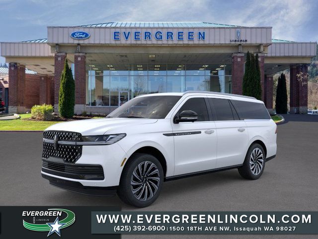 Pristine White Metallic Tri-Coat 2025 Lincoln Navigator L Black Label 4WD SUV / Crossover Four-Wheel Drive Automatic