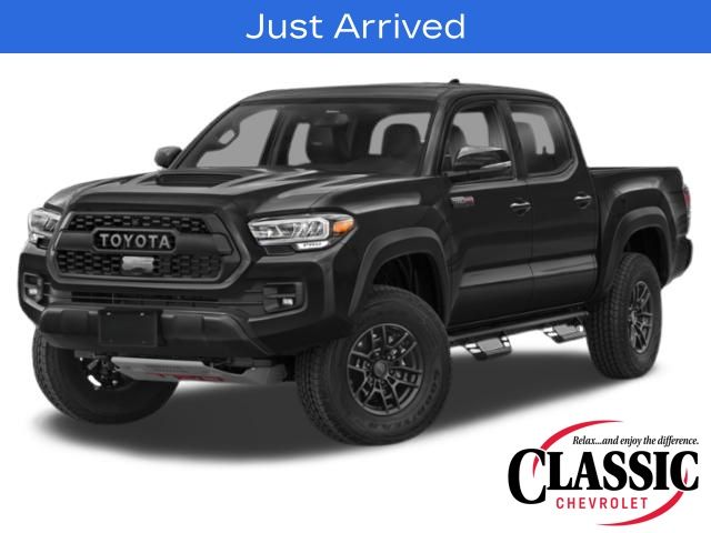 Green 2021 Toyota Tacoma TRD Off Road Double Cab 4WD Pickup Truck Four-Wheel Drive 6-Speed Manual
