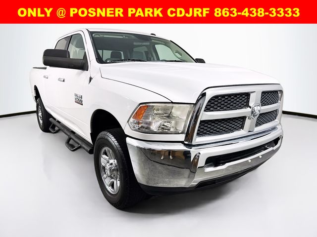 Bright White Clearcoat 2017 RAM 2500 SLT Crew Cab 4WD Pickup Truck Four-Wheel Drive 6-Speed Automatic