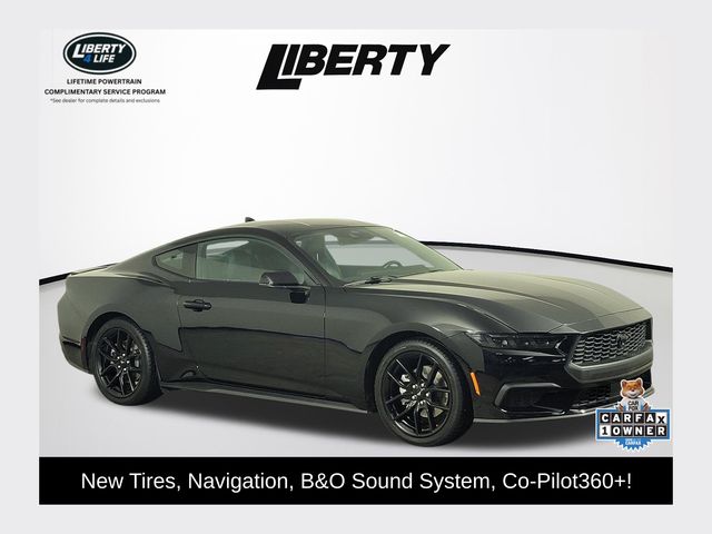 Shadow Black 2024 Ford Mustang Coupe Rear-Wheel Drive Automatic