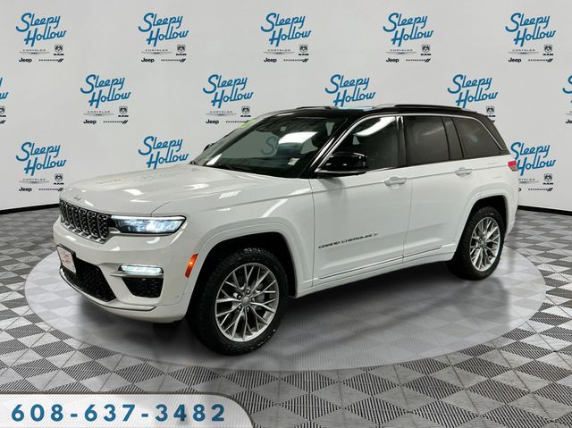Bright White Clearcoat 2022 Jeep Grand Cherokee SUV / Crossover Four-Wheel Drive 8-Speed Automatic