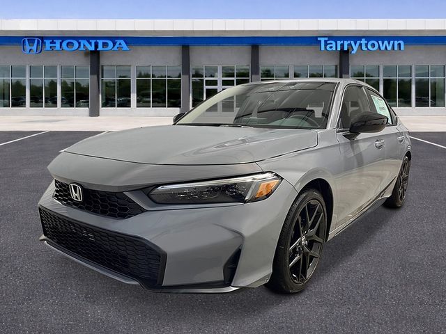 Urban Gray Pearl 2026 Honda Civic Hybrid Hatchback Front-Wheel Drive Continuously Variable Transmission