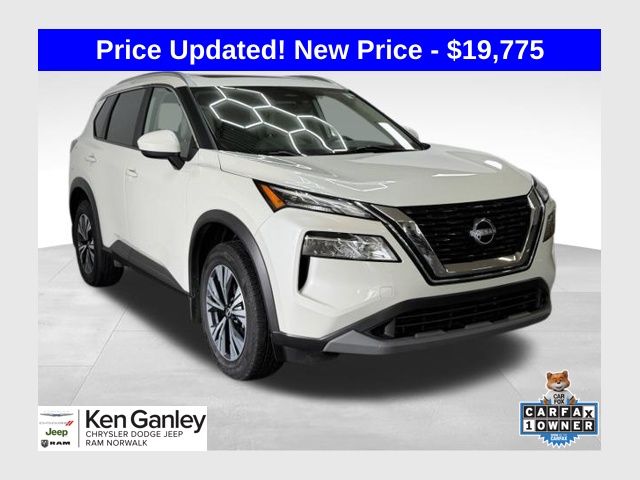 Pearl White Tricoat 2023 Nissan Rogue SUV / Crossover All-Wheel Drive Continuously Variable Transmission