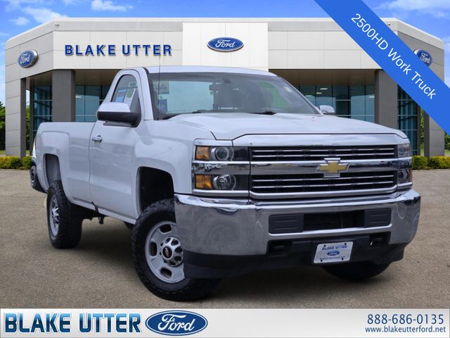 Summit White 2016 Chevrolet Silverado 2500HD Pickup Truck 4X2 6-Speed Automatic Overdrive